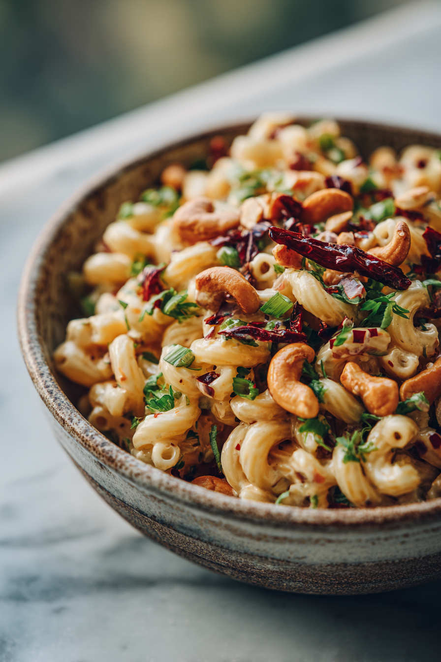 Vegan BBQ Ranch Pasta Salad