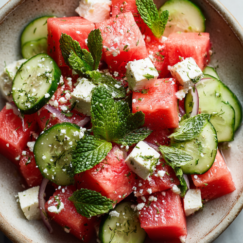 Watermelon Feta Salad Recipe