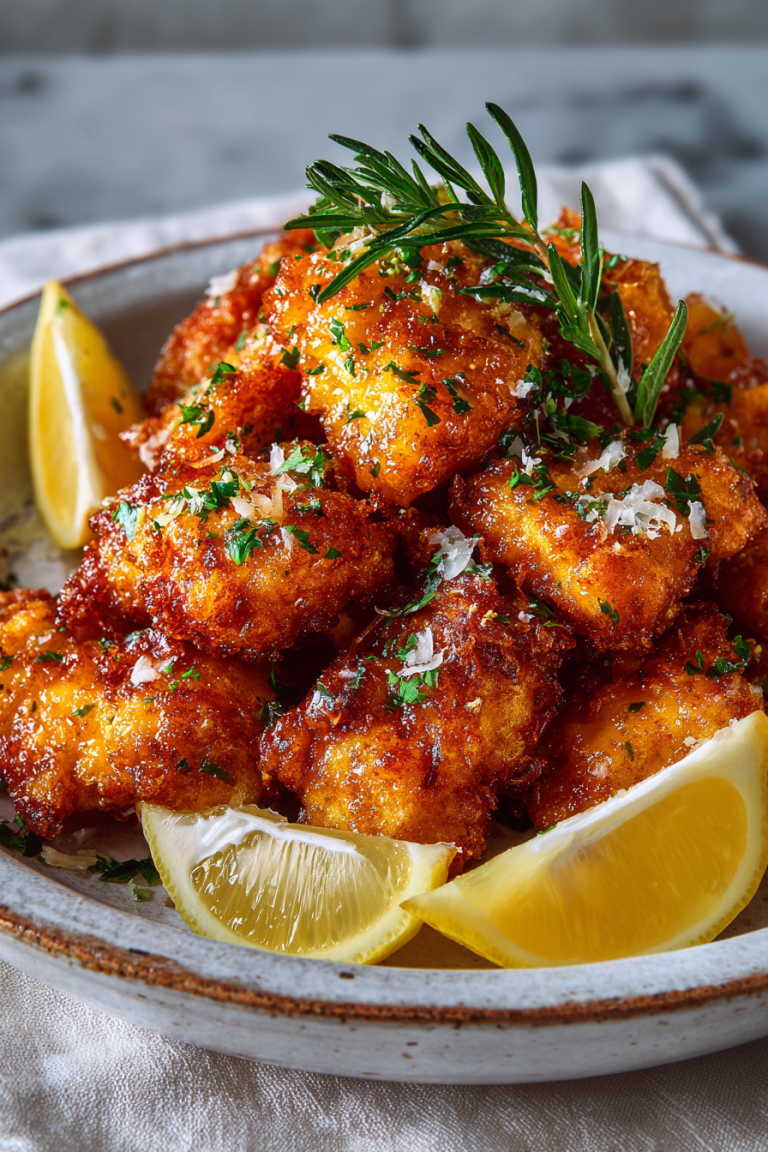 Zesty Lemon Chicken with Pecorino Bites